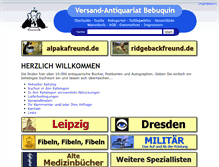 Tablet Screenshot of bebuquin.de